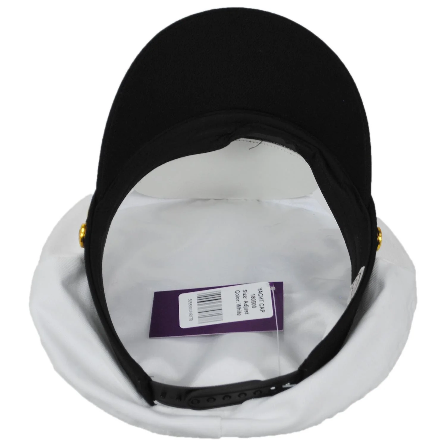 Deluxe Adjustable Yacht Captain Cap - Image 8