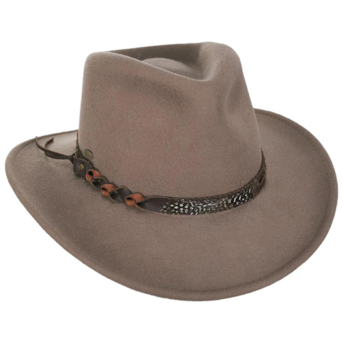 Desmonda Wool Felt Outback Hat