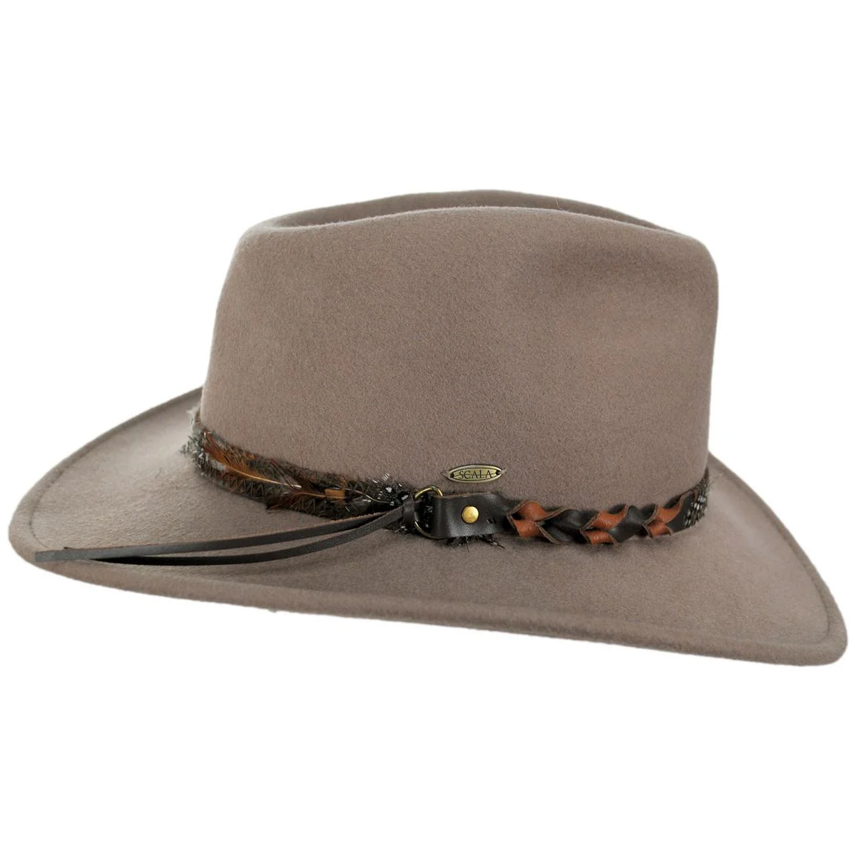 Desmonda Wool Felt Outback Hat - Image 3