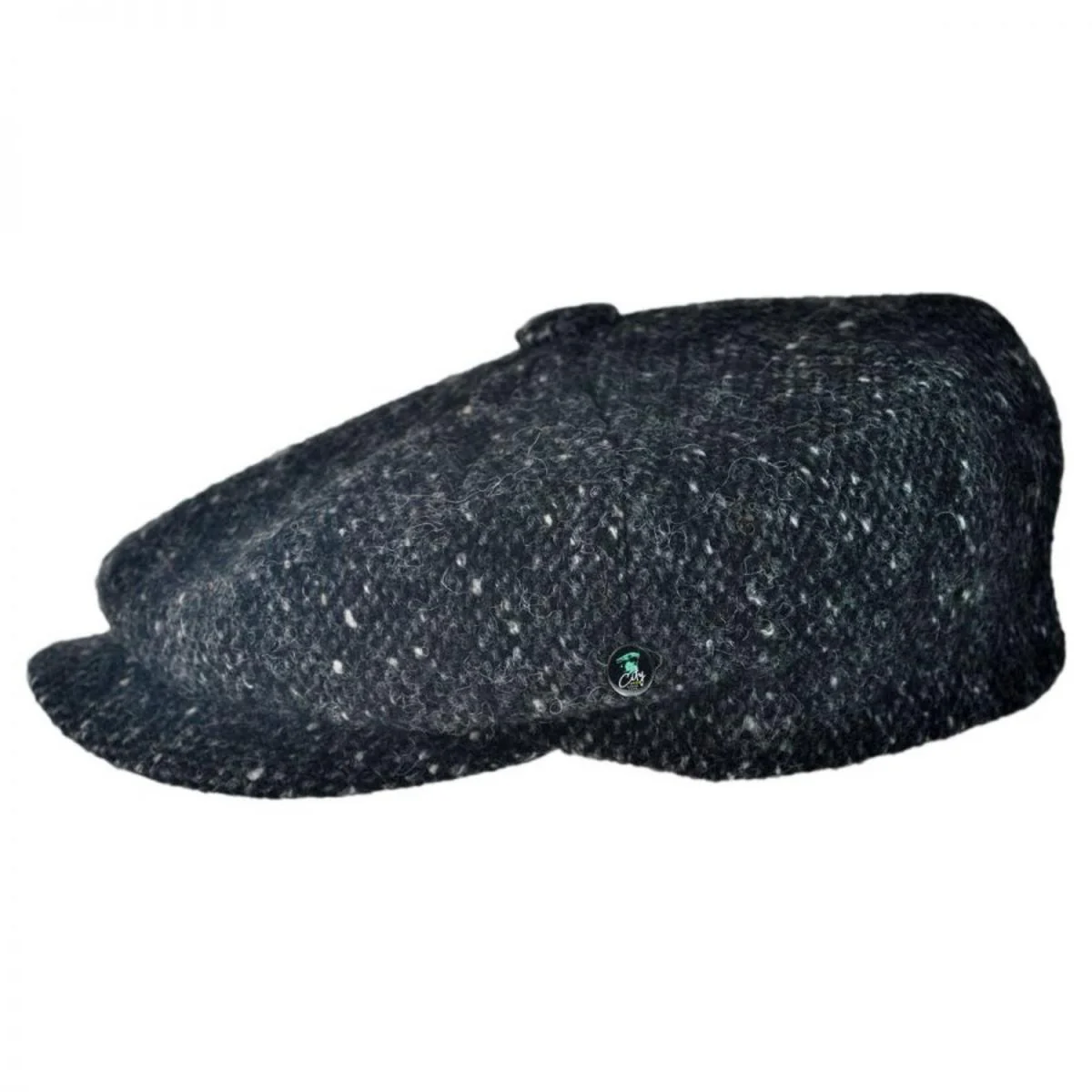 Donegal Marl Tweed Wool Newsboy Cap - Image 3