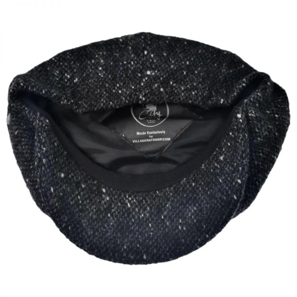 Donegal Marl Tweed Wool Newsboy Cap - Image 4
