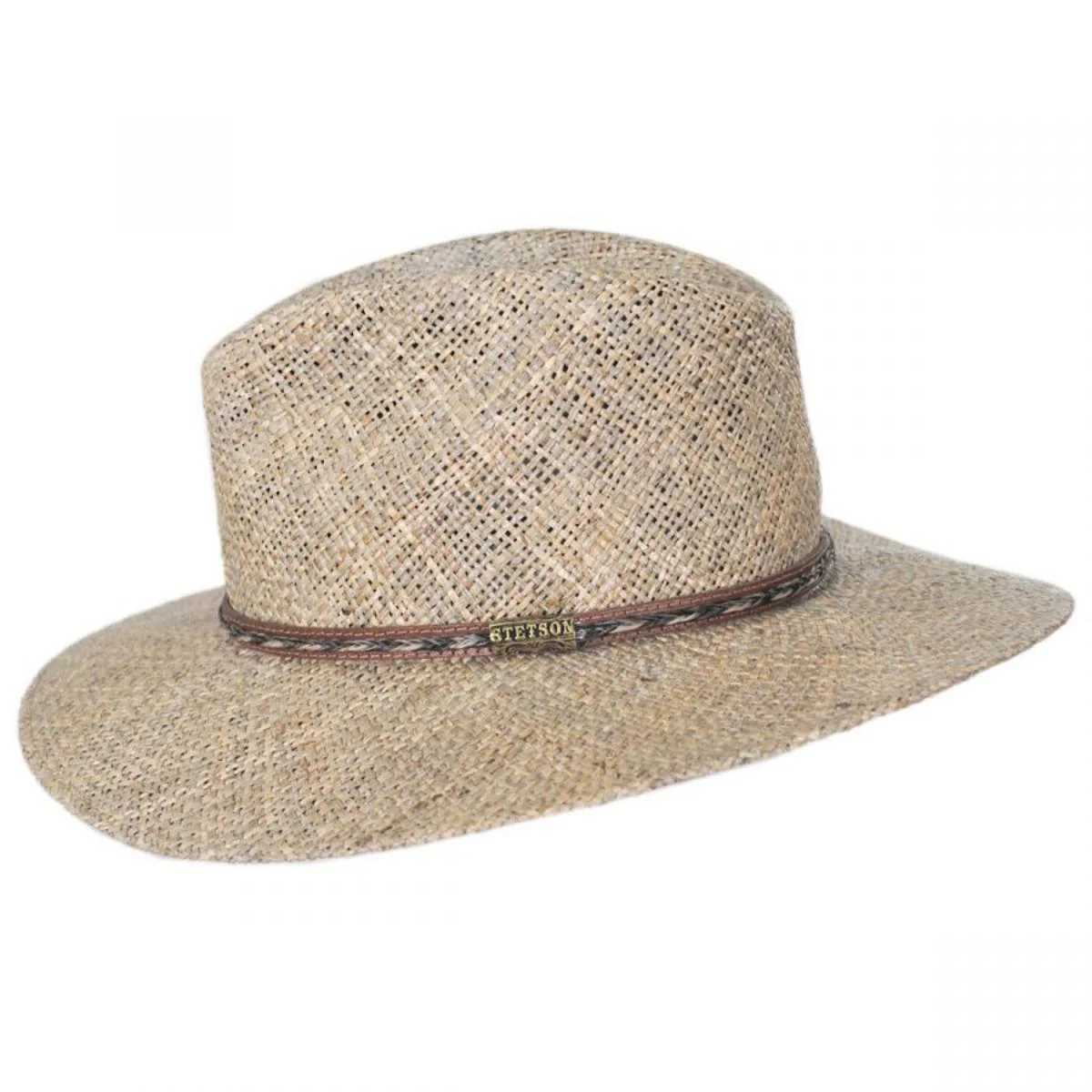 Dunraven Seagrass Straw Fedora Hat - Image 3