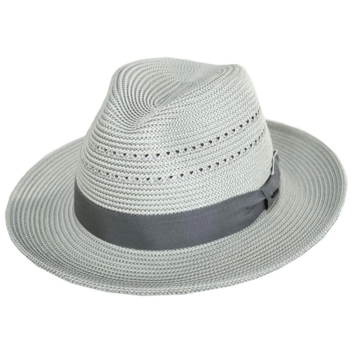 Eli Two-Tone Vented Fedora Hat - Image 5