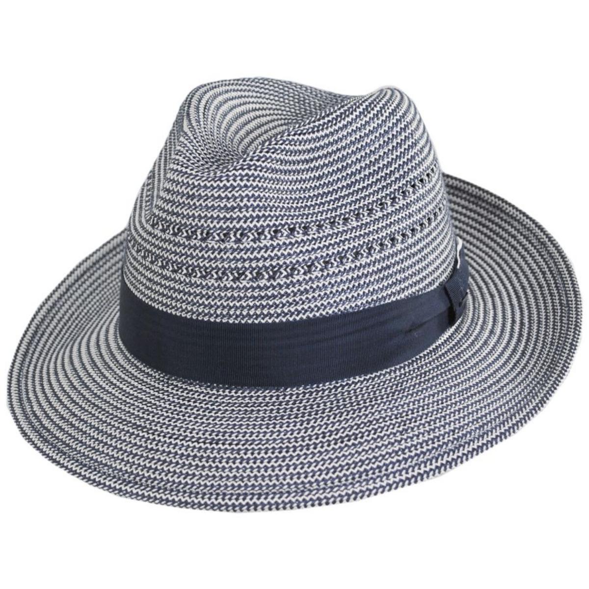 Eli Two-Tone Vented Fedora Hat - Image 9