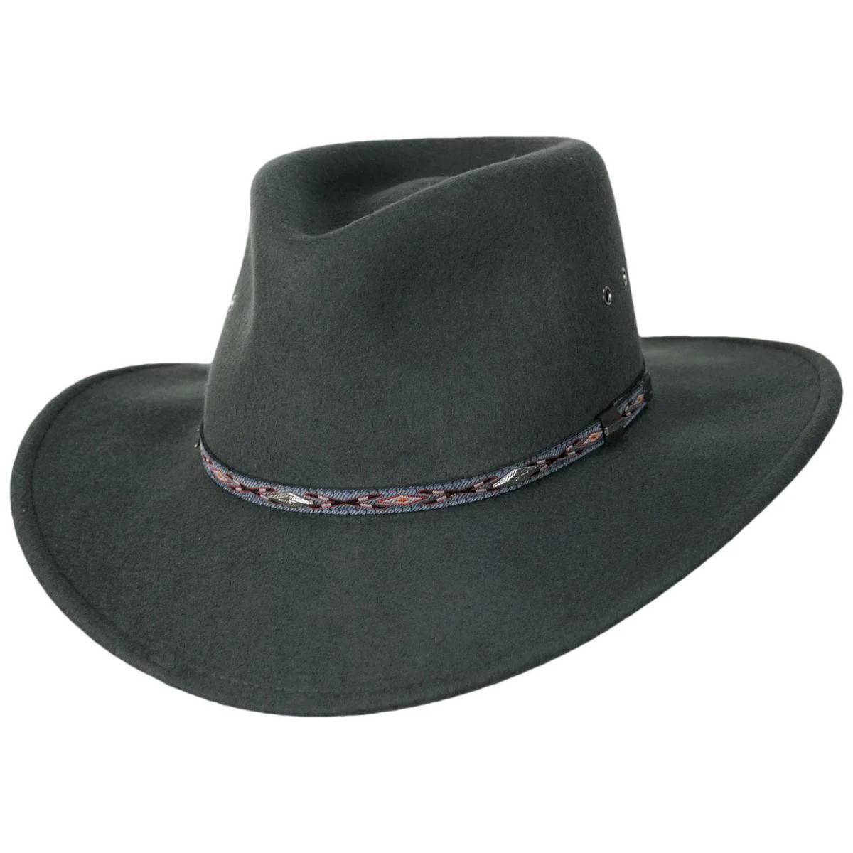 Elkhorn Crushable Wool Felt Western Hat