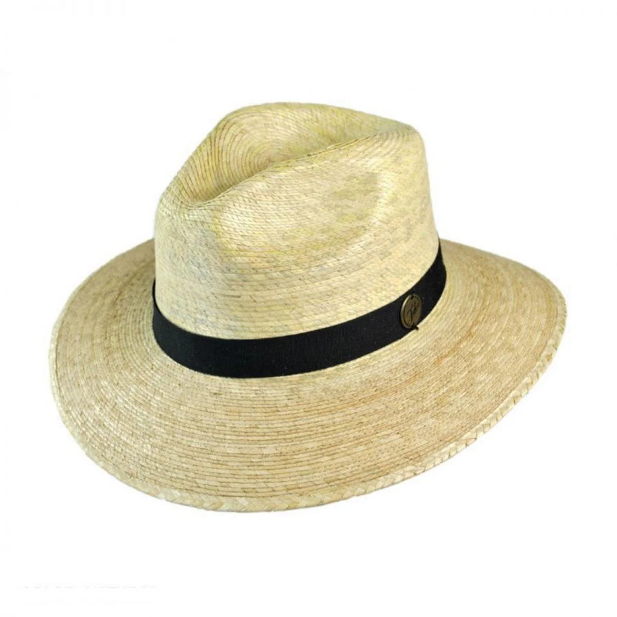 Explorer Palm Straw Safari Fedora Hat