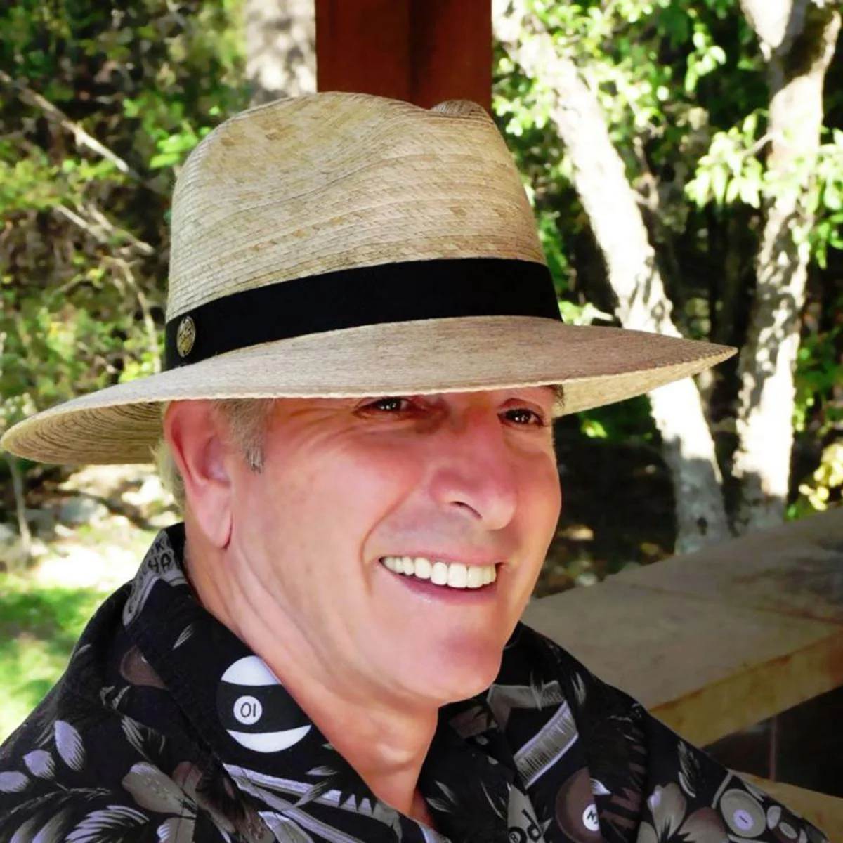 Explorer Palm Straw Safari Fedora Hat - Image 2
