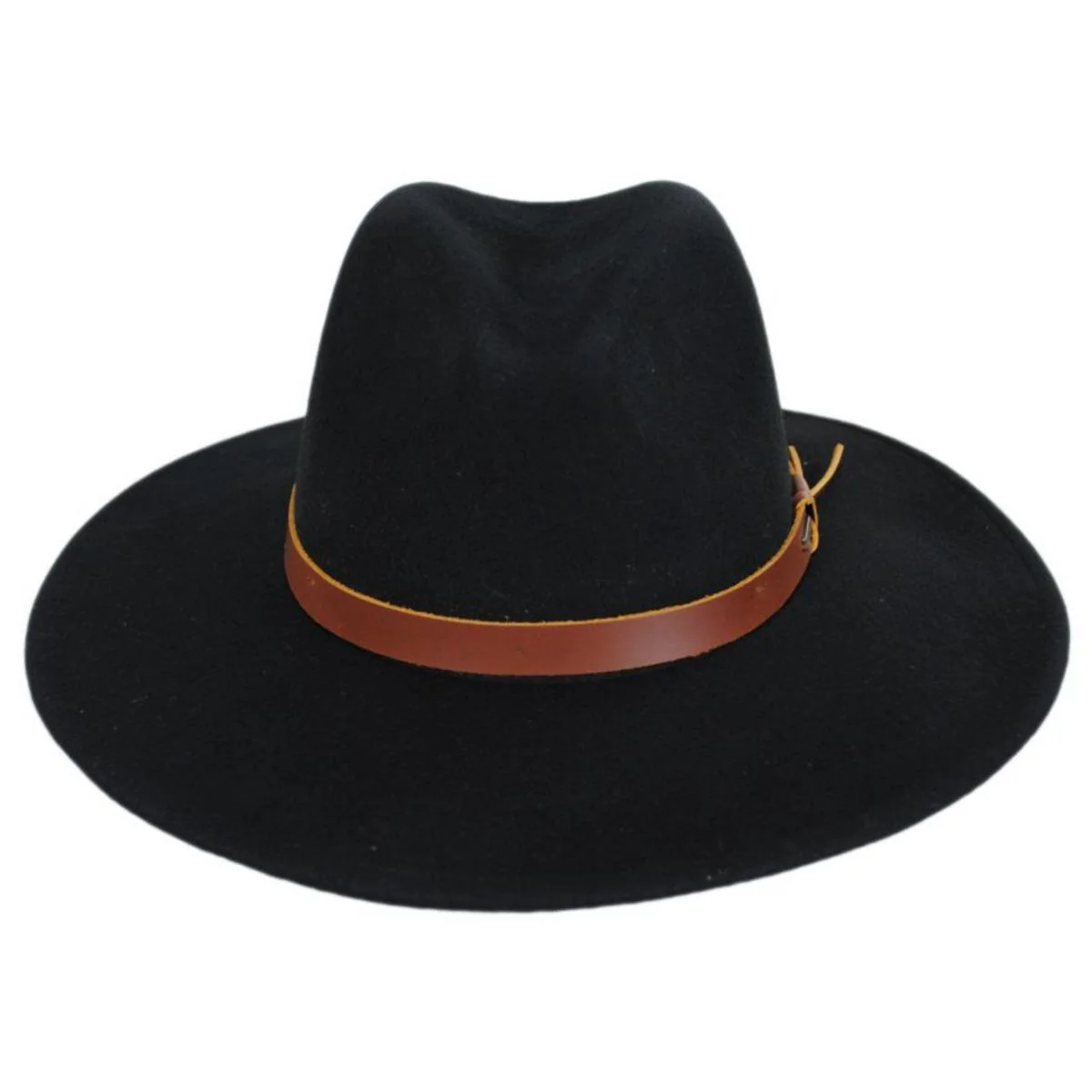 Field Proper Wool Felt Fedora Hat - Black - Image 4