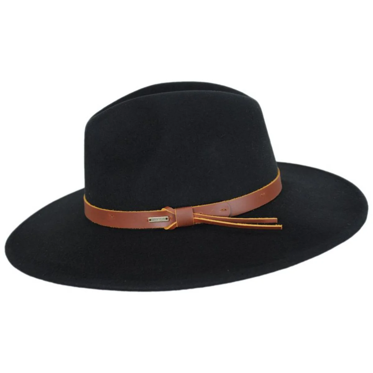 Field Proper Wool Felt Fedora Hat - Black - Image 5