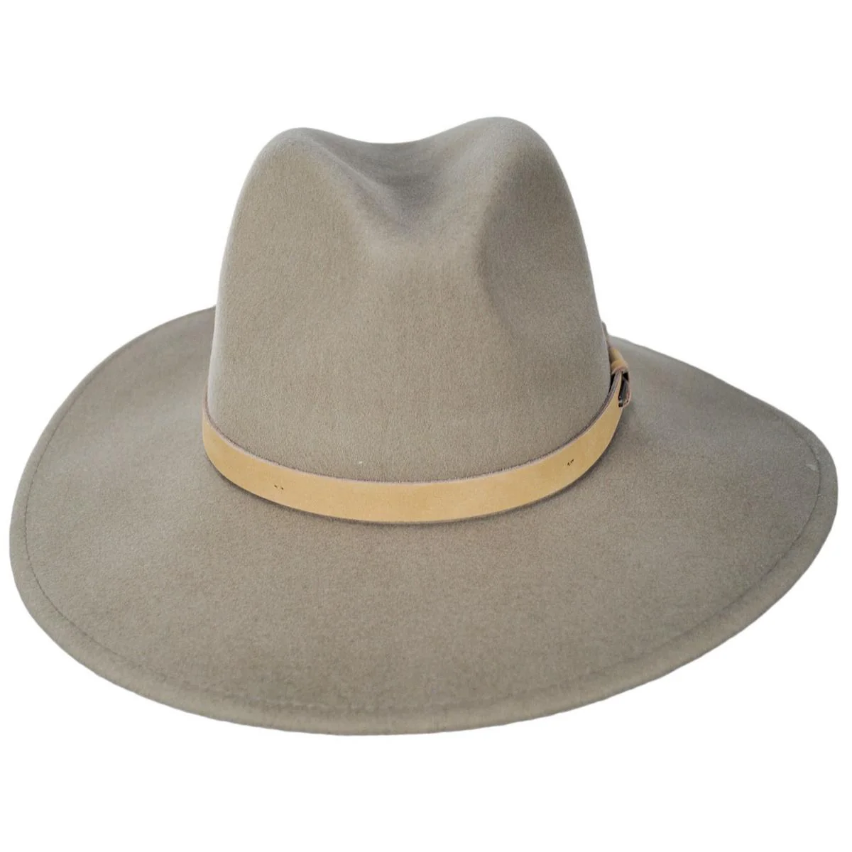 Field Proper Wool Felt Fedora Hat - Sand - Image 2