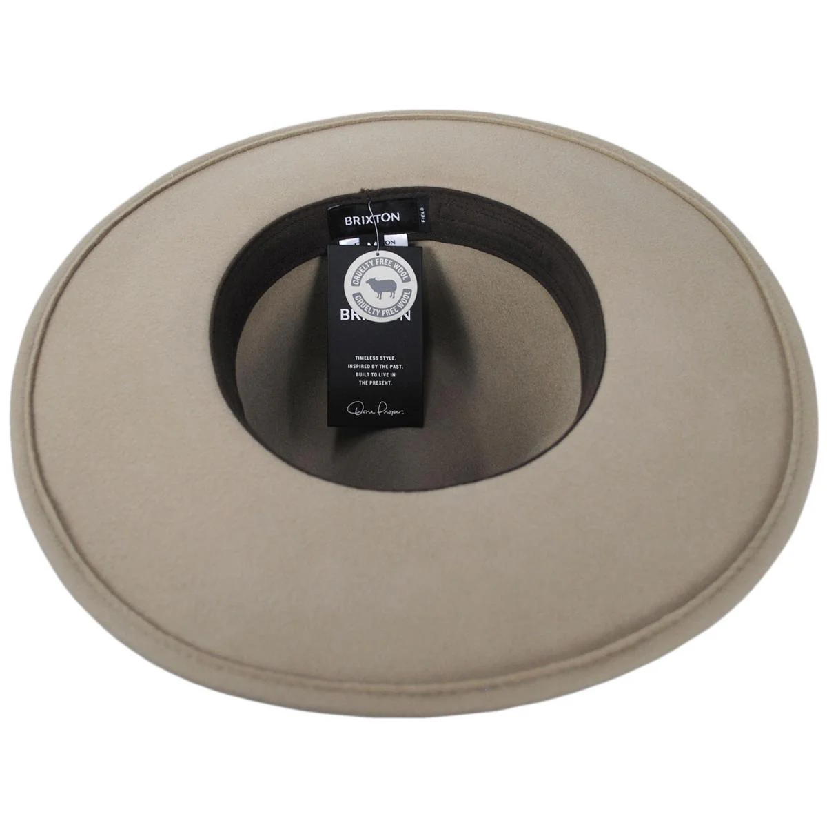 Field Proper Wool Felt Fedora Hat - Sand - Image 4
