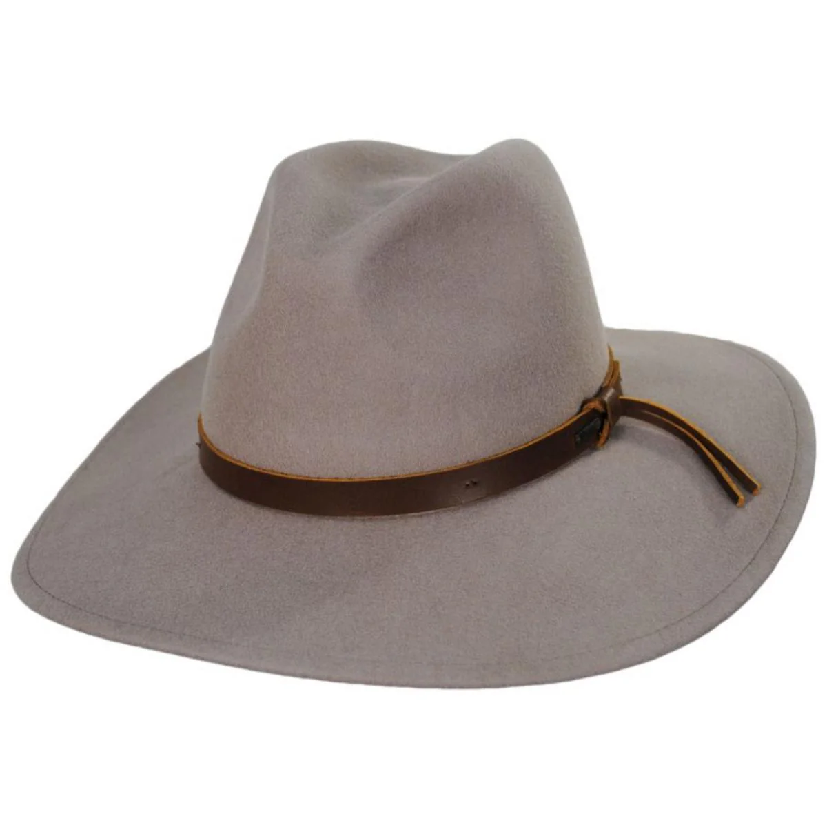 Field Proper Wool Felt Fedora Hat - Timberwolf