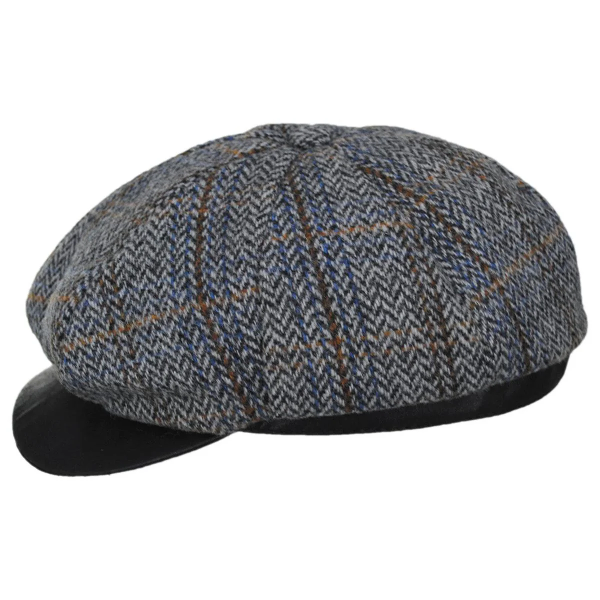 Finnbar Wool Blend Tweed Newsboy Cap - Image 7