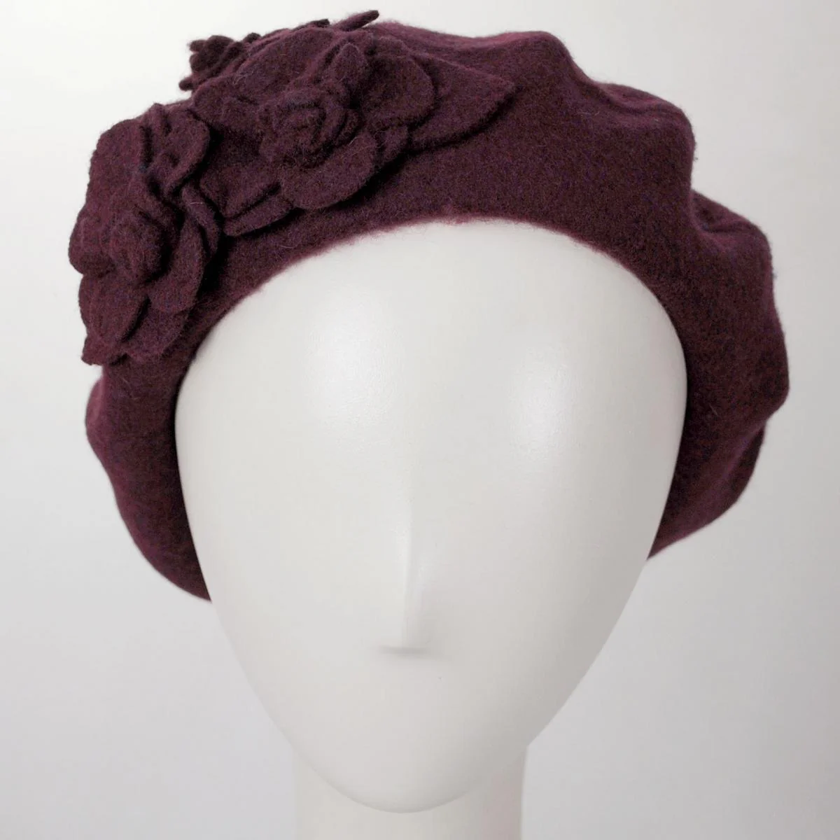 Fleur Wool Beret - Image 10