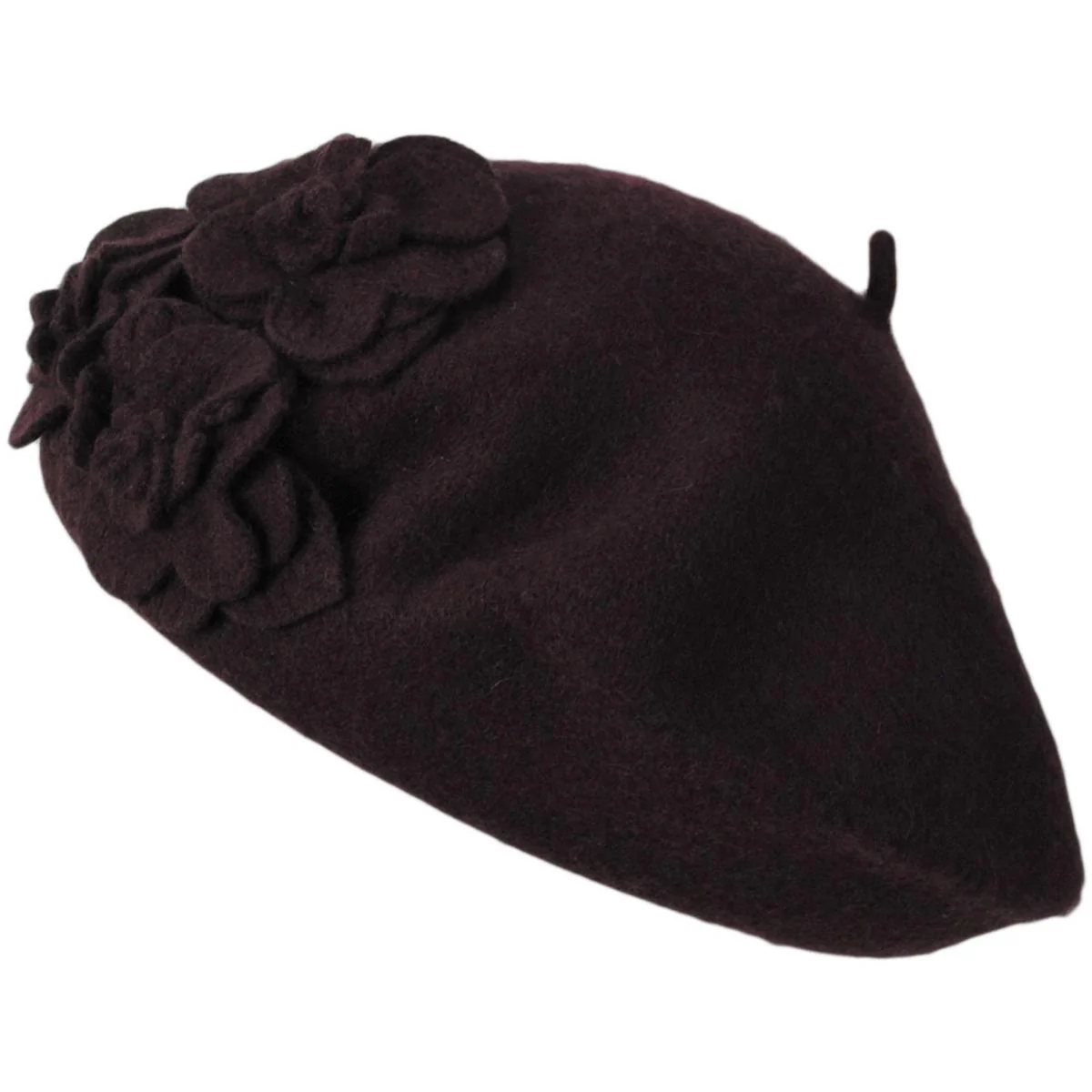 Fleur Wool Beret - Image 5