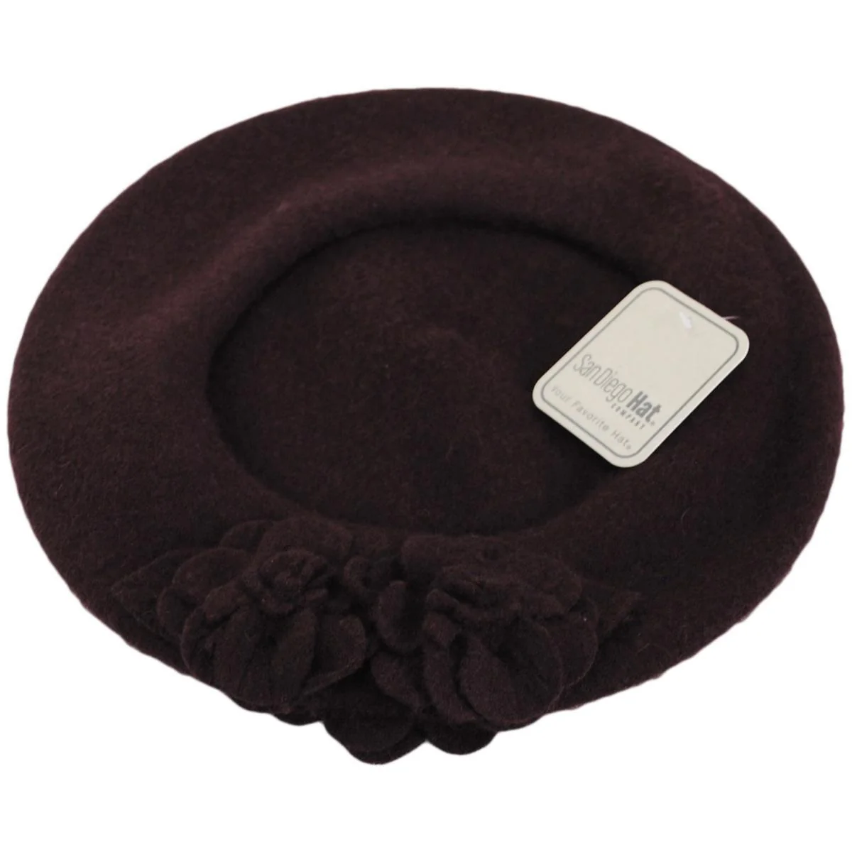 Fleur Wool Beret - Image 8