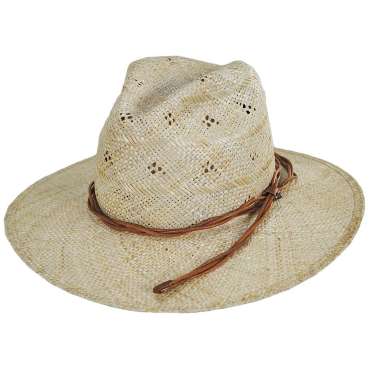 Florin Sisal Straw Fedora Hat
