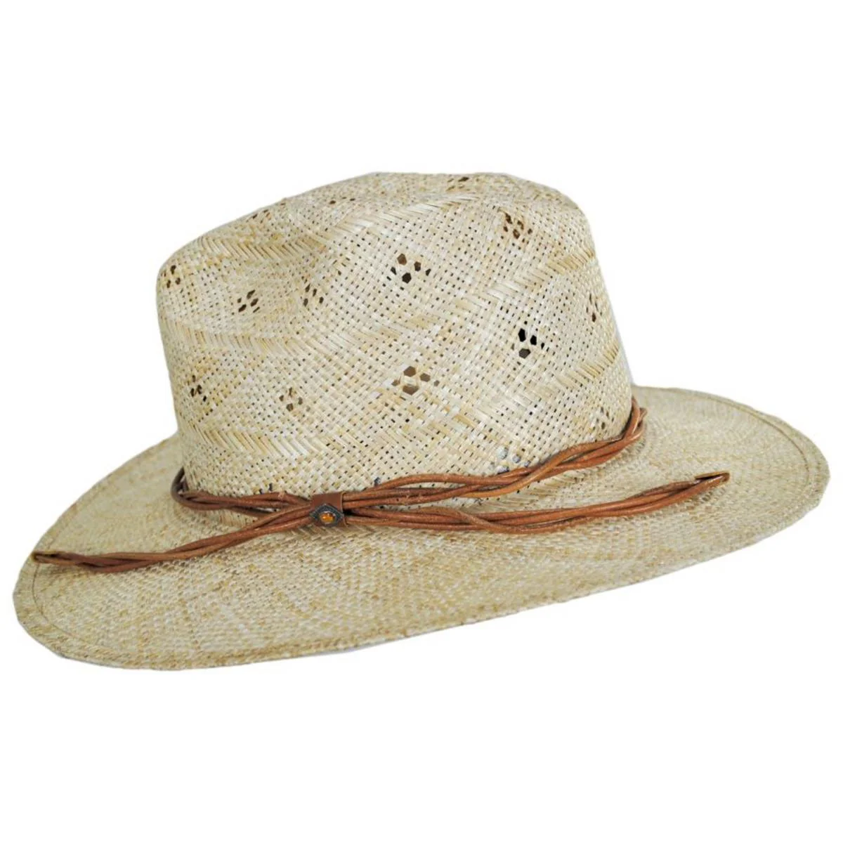 Florin Sisal Straw Fedora Hat - Image 3
