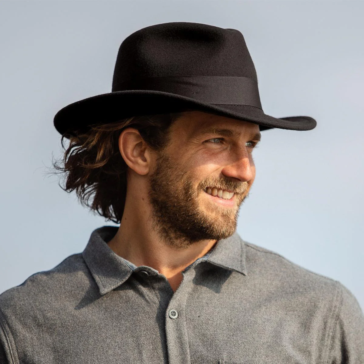 Ford Crushable Wool Felt Fedora Hat - Image 2