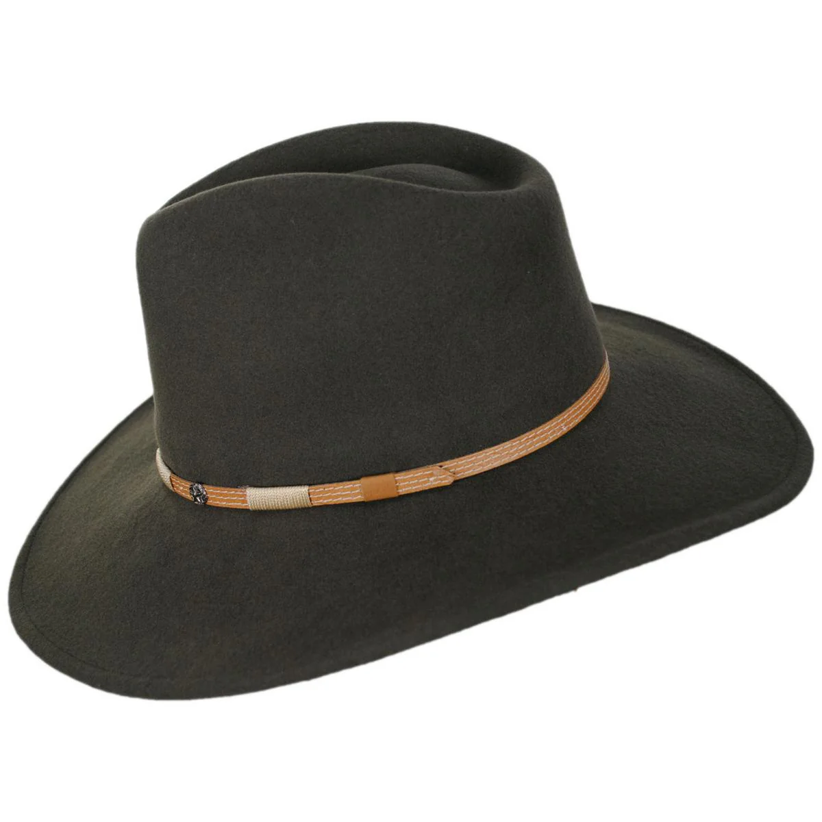 Frontier Long Trail Crushable Merino Wool Felt Aussie Hat - Image 7