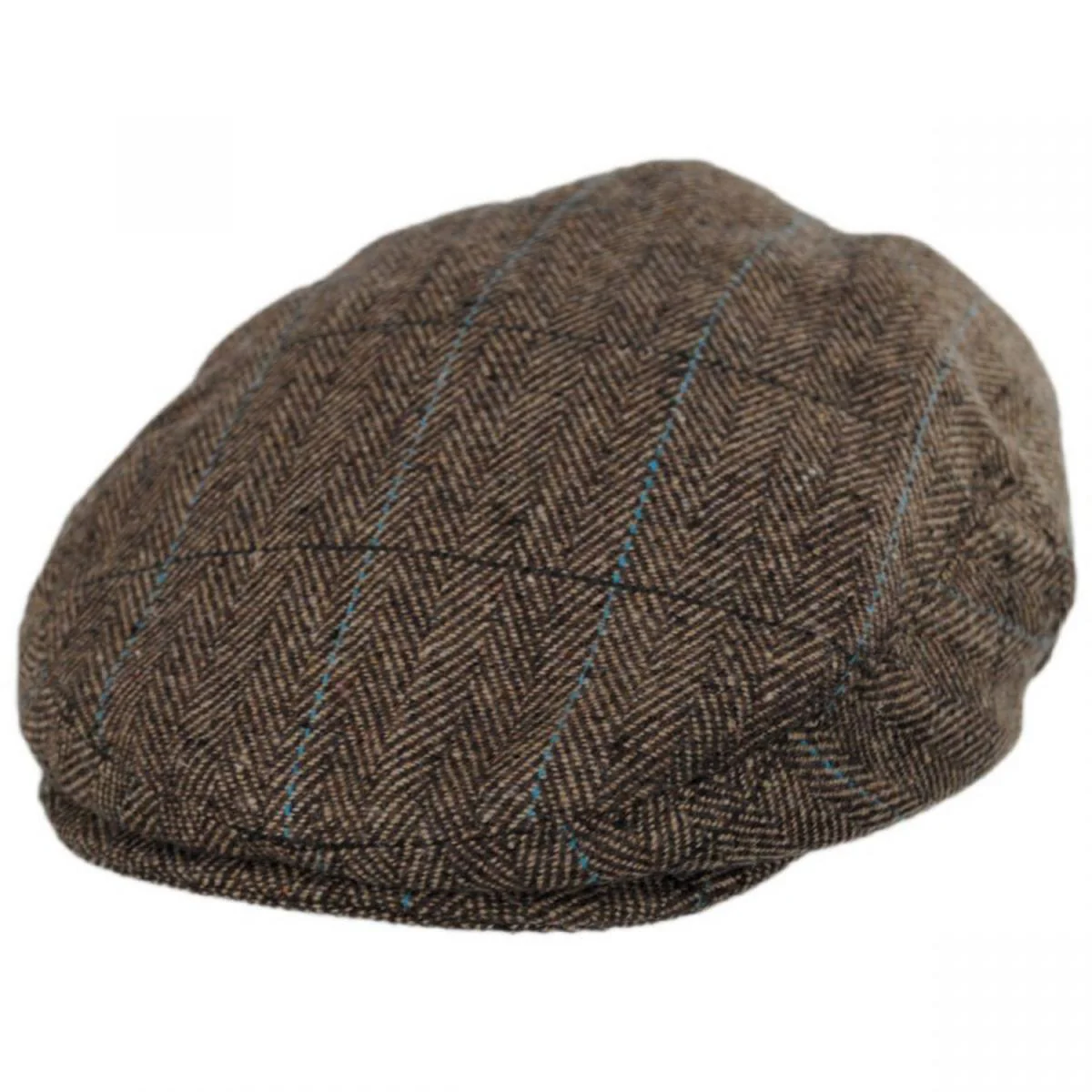 Gibson Herringbone Plaid Wool Blend Ivy Cap
