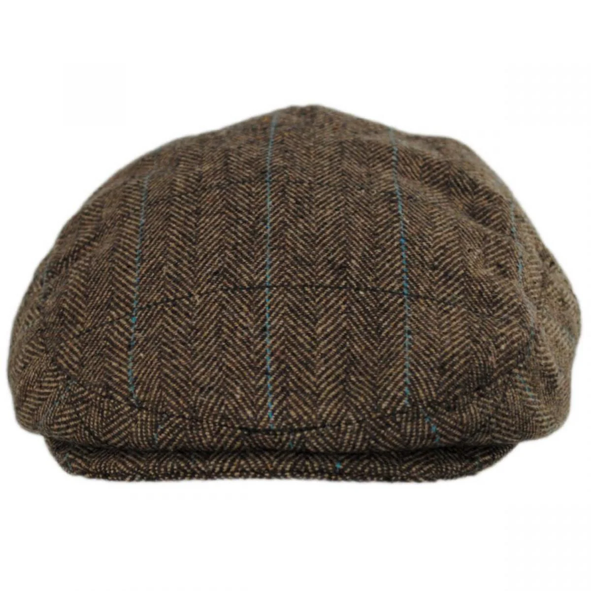 Gibson Herringbone Plaid Wool Blend Ivy Cap - Image 4