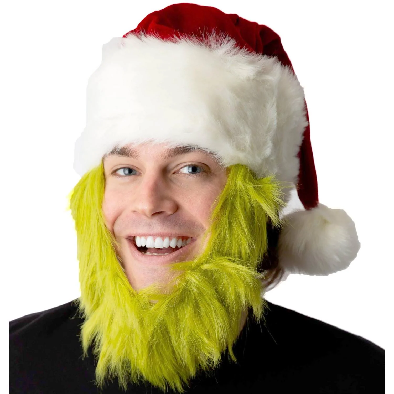 Grinch Plush Hat and Beard - Image 3