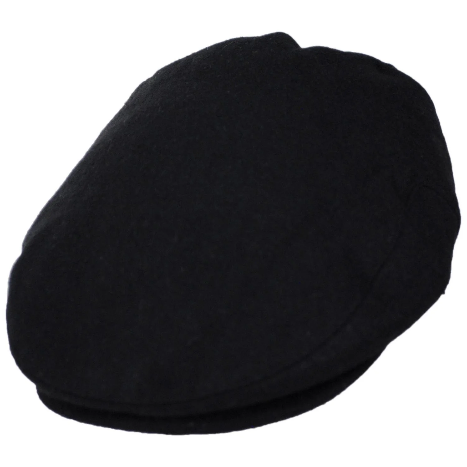 Harlem Wool Blend Ivy Cap - Black