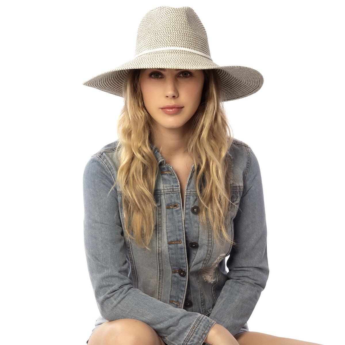 Harper Toyo Braid Wide Brim Fedora Hat - Image 12