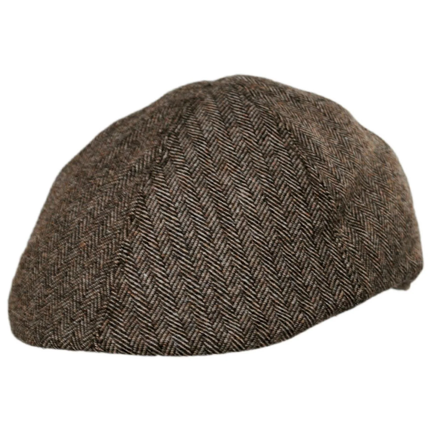 Herringbone Wool Blend Duckbill Ivy Cap - Image 2