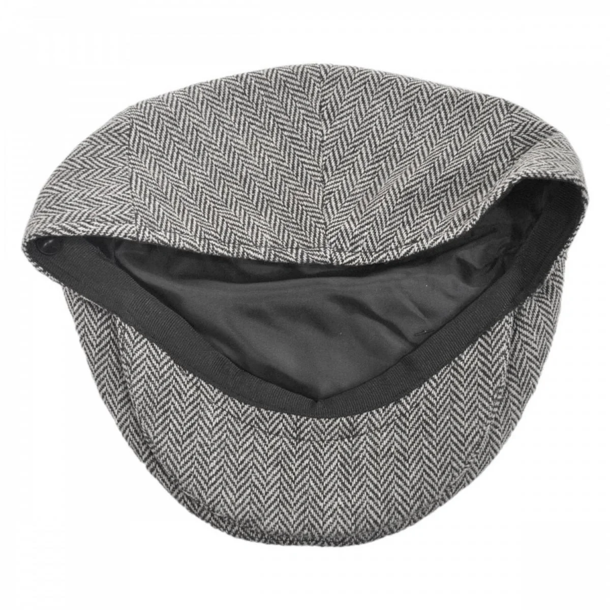 Herringbone Wool Blend Ivy Cap - Image 11