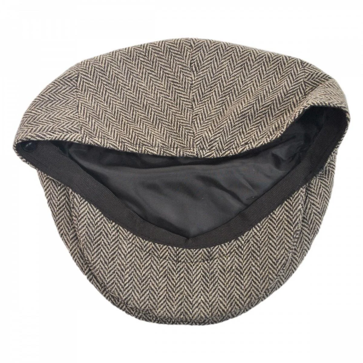 Herringbone Wool Blend Ivy Cap - Image 5