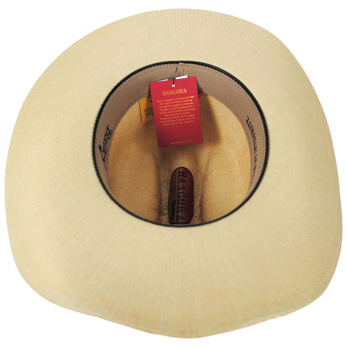 Hickman Bangora Straw Western Hat - Image 4