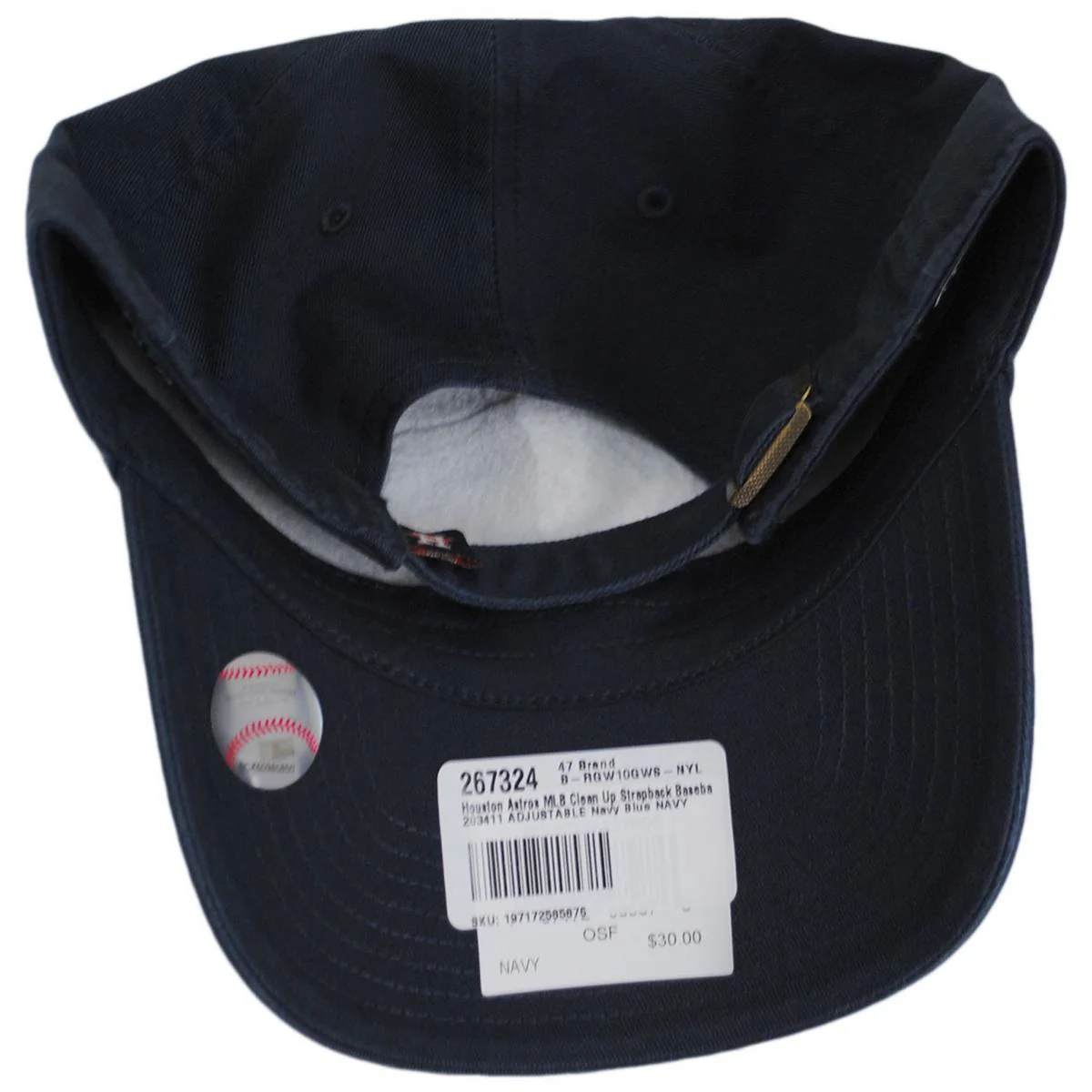 Houston Astros MLB Clean Up Strapback Baseball Cap Dad Hat - Image 9