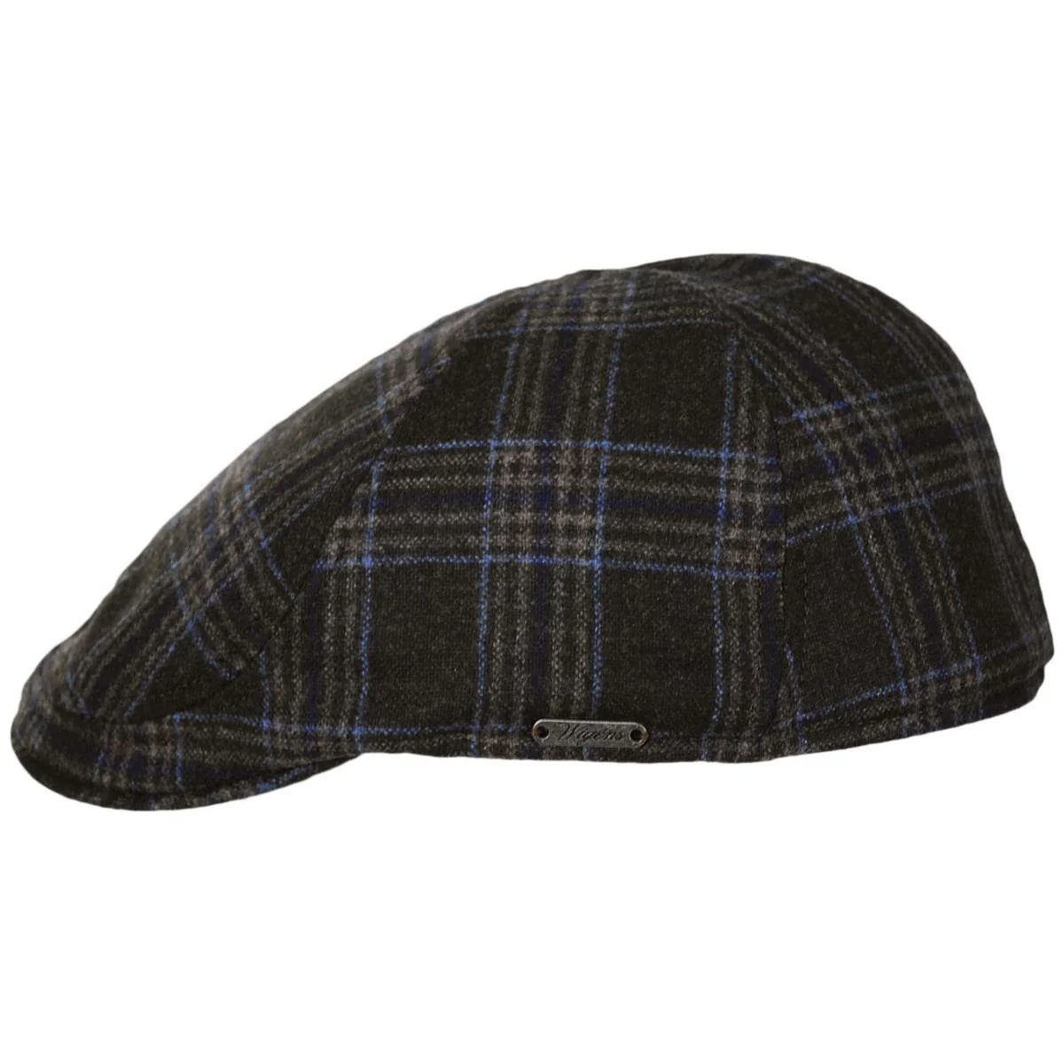 Italian Check Flannel Wool/Silk Pub Cap - Image 3