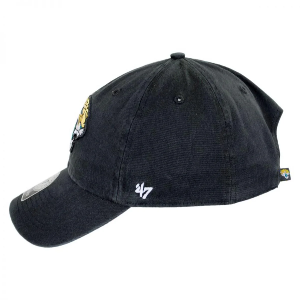 Jacksonville Jaguars NFL Clean Up Strapback Baseball Cap Dad Hat - Image 3