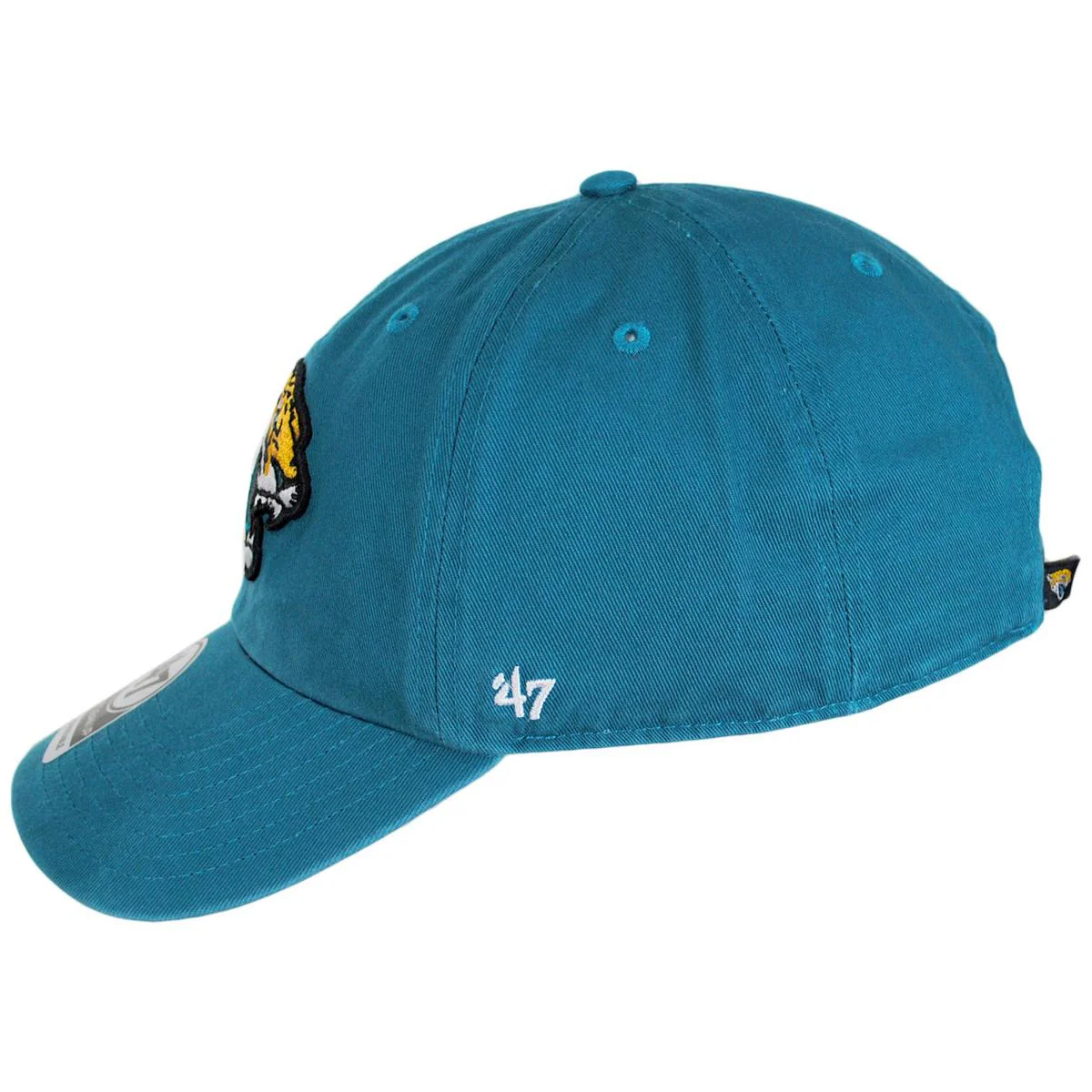 Jacksonville Jaguars NFL Clean Up Strapback Baseball Cap Dad Hat - Image 7