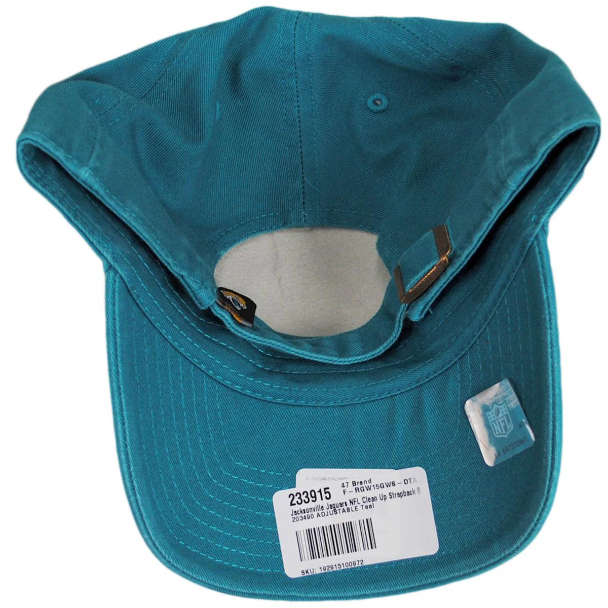 Jacksonville Jaguars NFL Clean Up Strapback Baseball Cap Dad Hat - Image 8