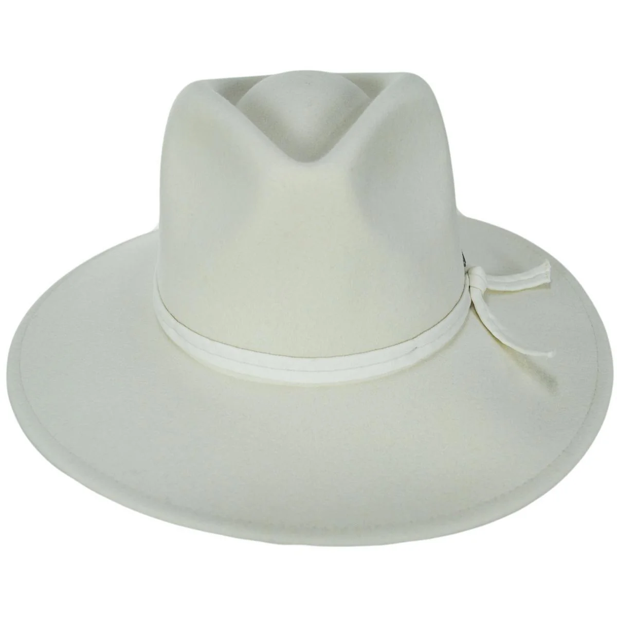 Joanna Packable Wool Felt Fedora Hat - Off White - Image 3