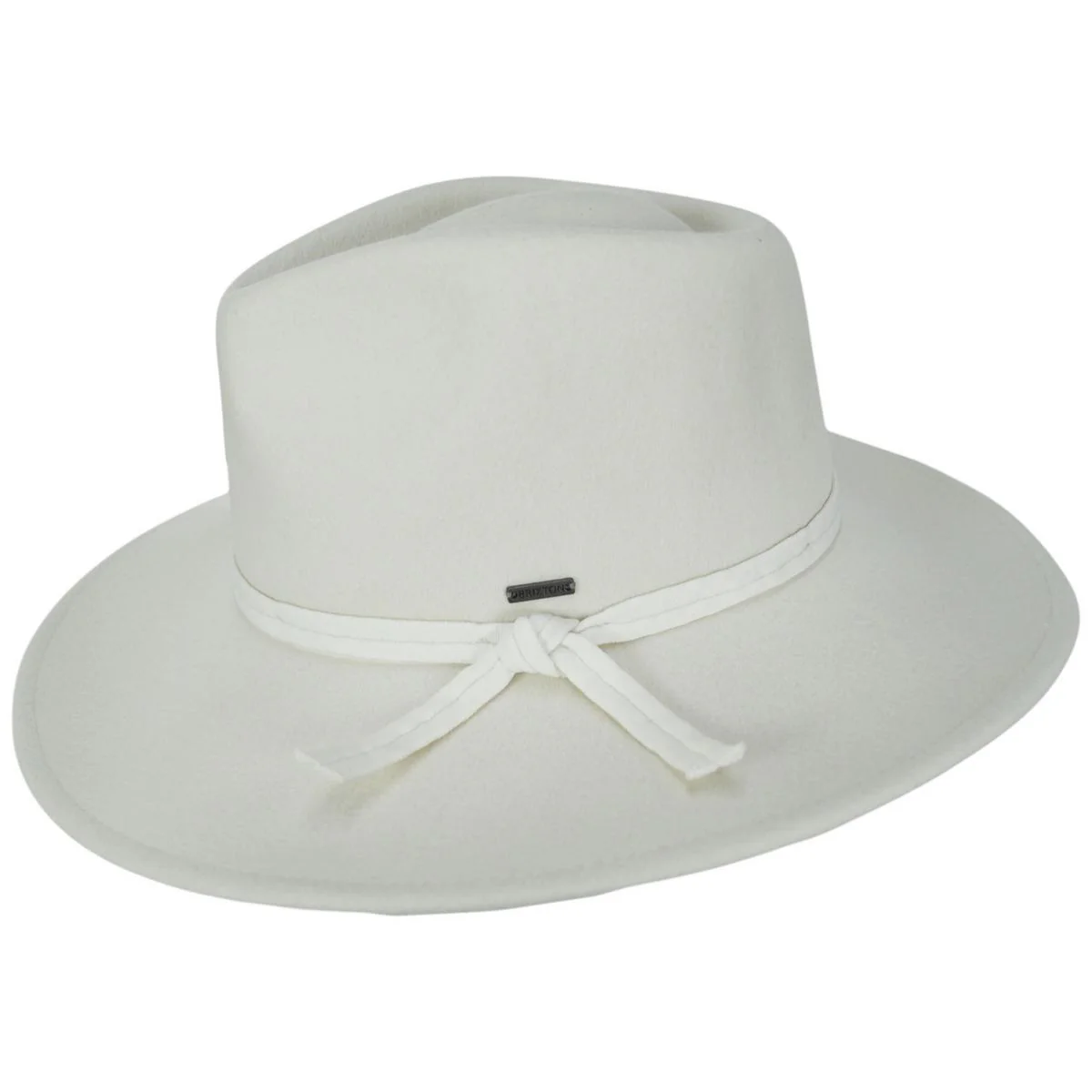 Joanna Packable Wool Felt Fedora Hat - Off White - Image 4