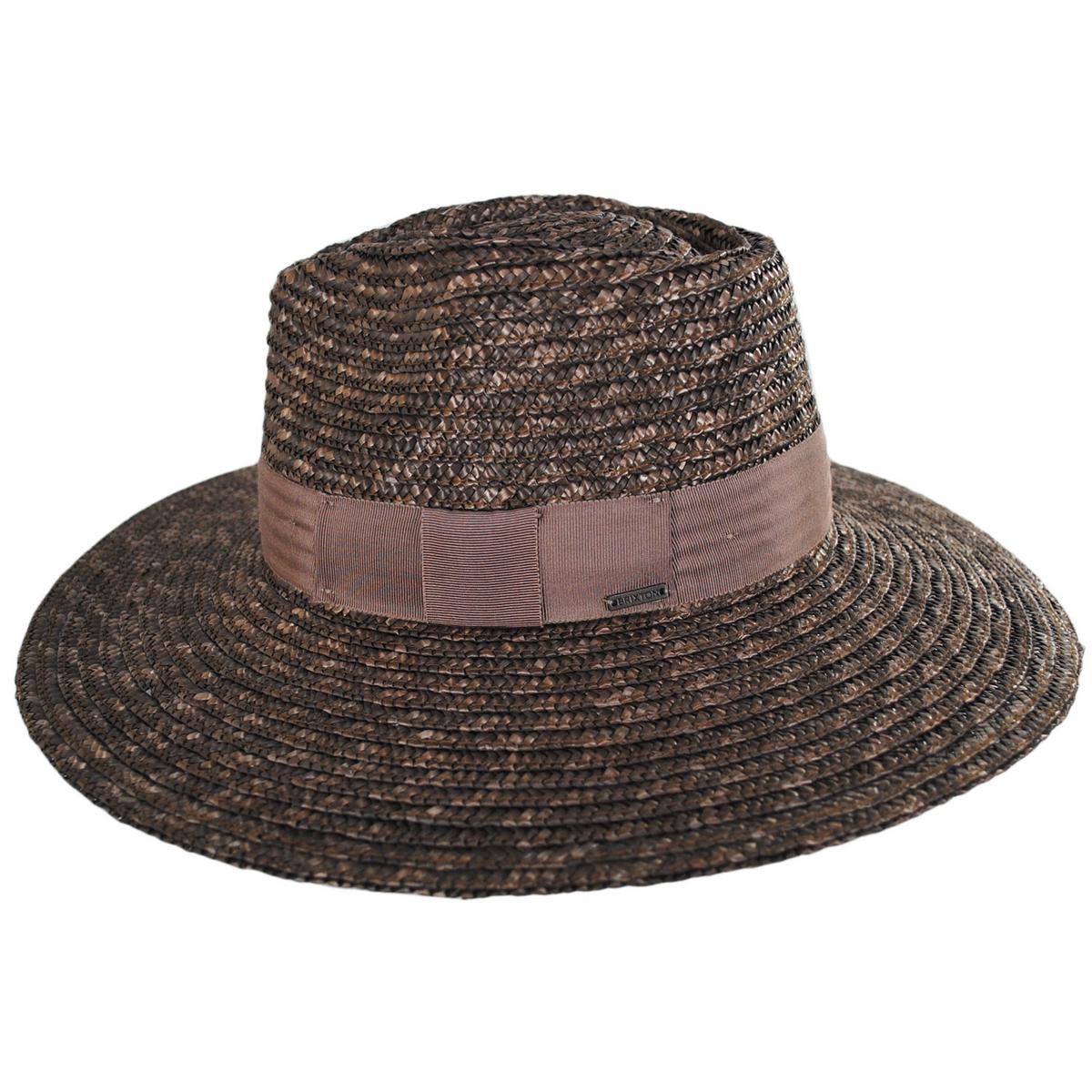 Joanna Wheat Straw Fedora Hat - Desert Palm - FINAL SALE - Image 3