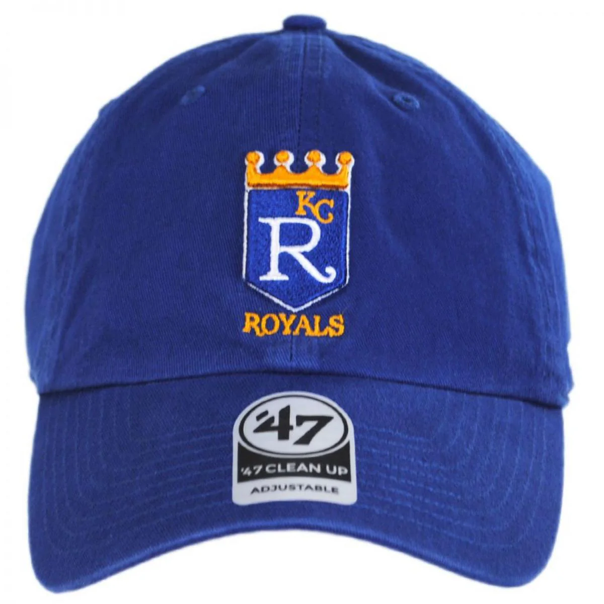 Kansas City Royals MLB Cooperstown Clean Up Strapback Baseball Cap Dad Hat - Image 2