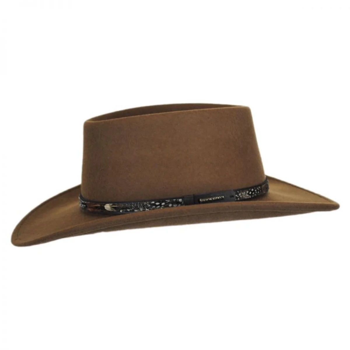 Kelso Crushable Wool Felt Gambler Western Hat - Image 4