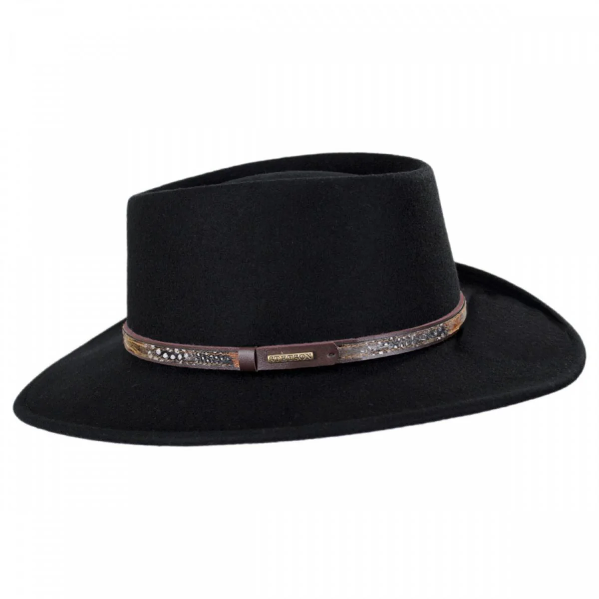 Kelso Crushable Wool Felt Gambler Western Hat - Image 8