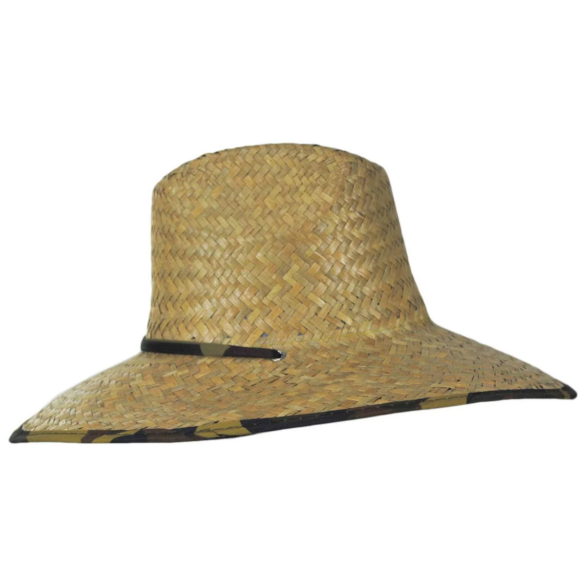 Kenny Camouflage Straw Lifeguard Hat - Image 3