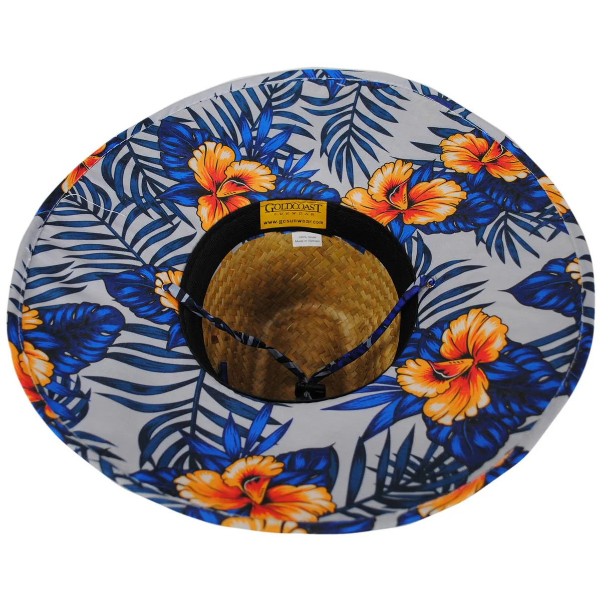 Kenny Hibiscus Straw Lifeguard Hat - Image 4