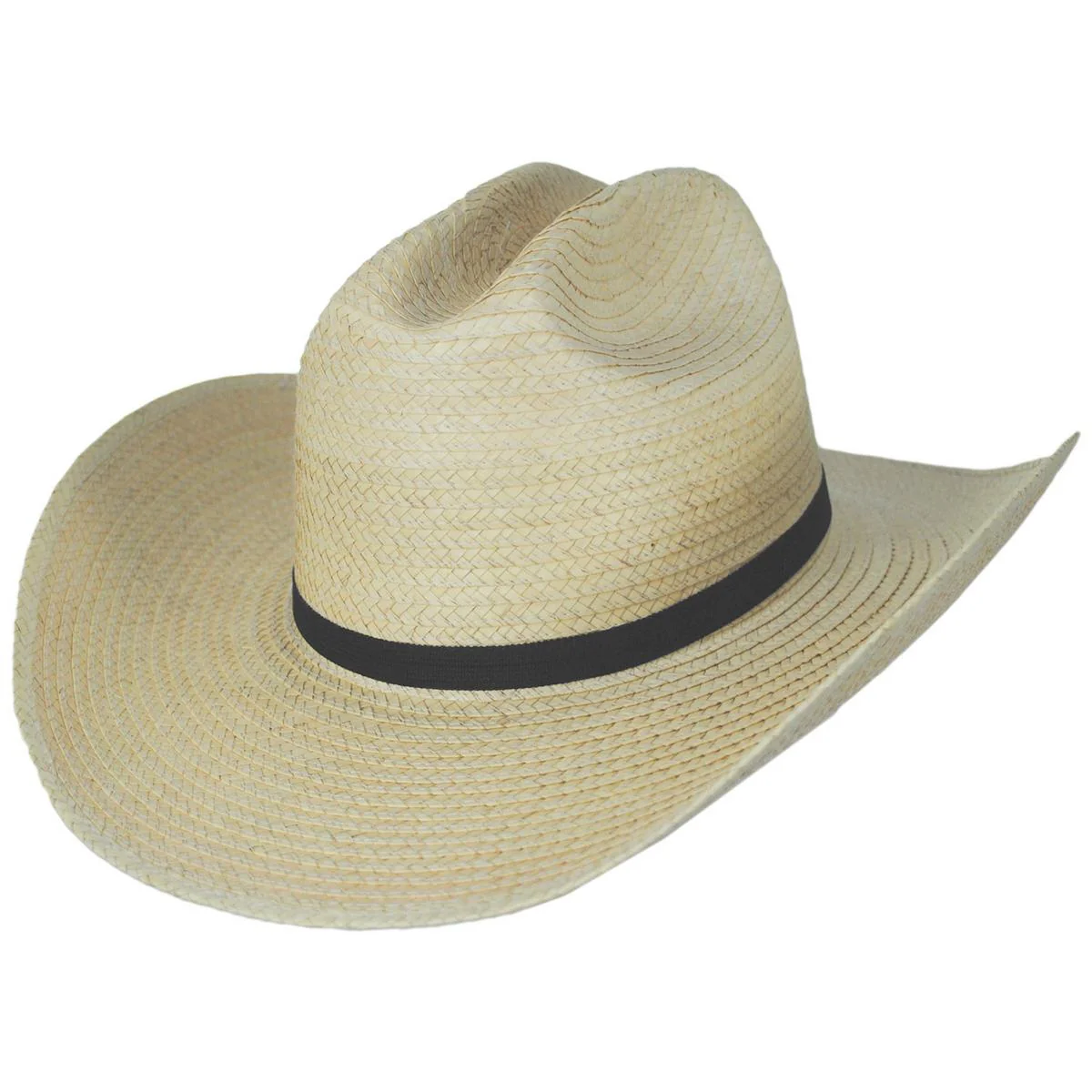 Kid's Cattleman Guatemalan Palm Leaf Straw Hat - Image 4