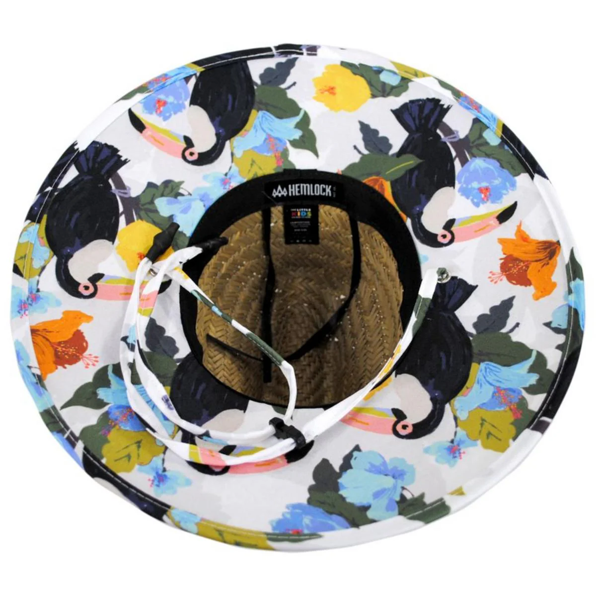 Kid's Sammy Straw Lifeguard Hat - Image 4