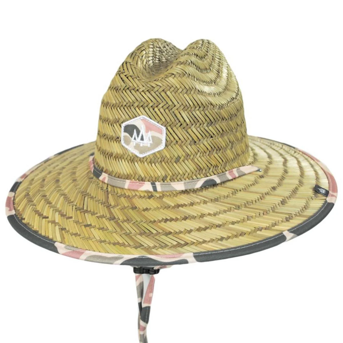 Kid's Willow Straw Lifeguard Hat
