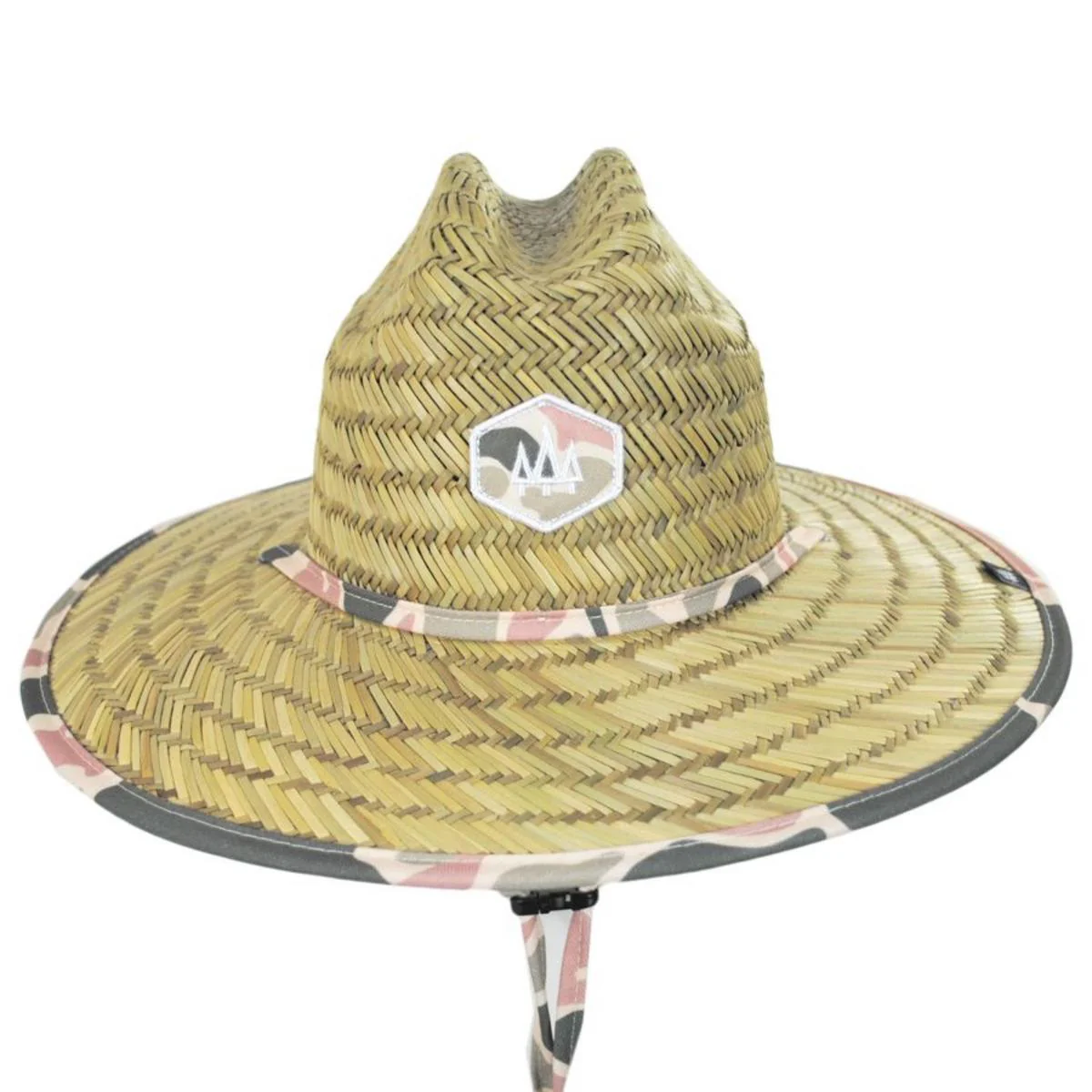 Kid's Willow Straw Lifeguard Hat - Image 2